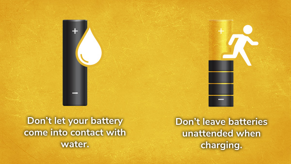 Batteries Should Not Come Into Contact With Water